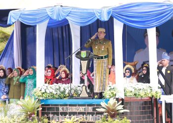 Momen Bersejarah, Hari Jadi Ke-22 Kabupaten Tanah Bumbu Diperingati dengan Upacara Bendera