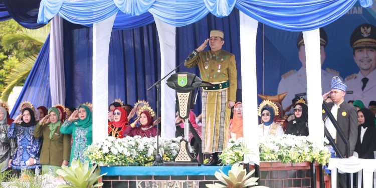 Momen Bersejarah, Hari Jadi Ke-22 Kabupaten Tanah Bumbu Diperingati dengan Upacara Bendera