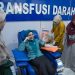 Mama Deden Ajak Pengurus PKK HST Donor Darah