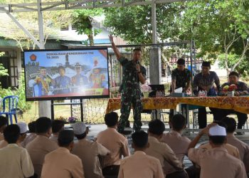 Sosialisasi Rekrutmen TNI, Dandim HST: Gratis dan Transparan