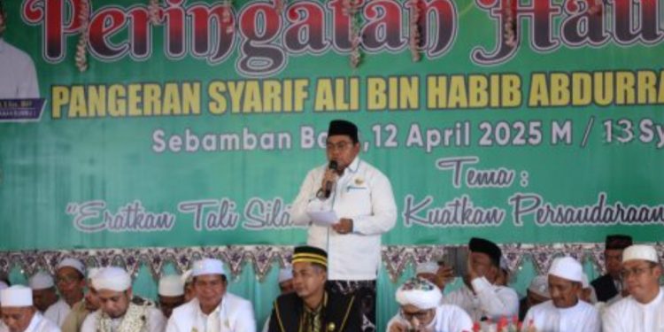Andi Rudi Latif Apresiasi Haul Akbar Ke-23 Pangeran Syarif Ali