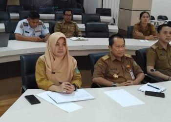 Pemkab Tanbu Ikuti Rakor Pengendalian Inflasi Daerah dan Sosialisasi Sekolah Unggulan Garuda