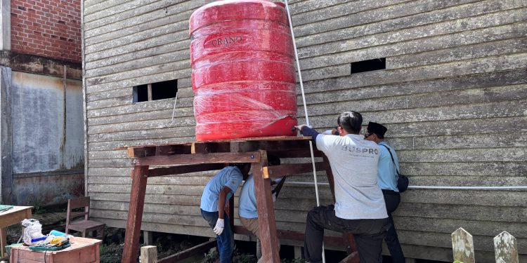 PLN Bangun Fasilitas MCK di MTS Al Ikhlas Longkali, Wujud Kepedulian di Bulan Ramadan
