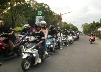 Begini Keseruan Event Aerox Society di Palangka Raya