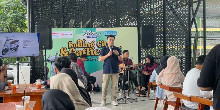 Pererat Silaturahmi, Pengguna Motor Yamaha Grand Filano Diajak Rolling City di Banjarmasin