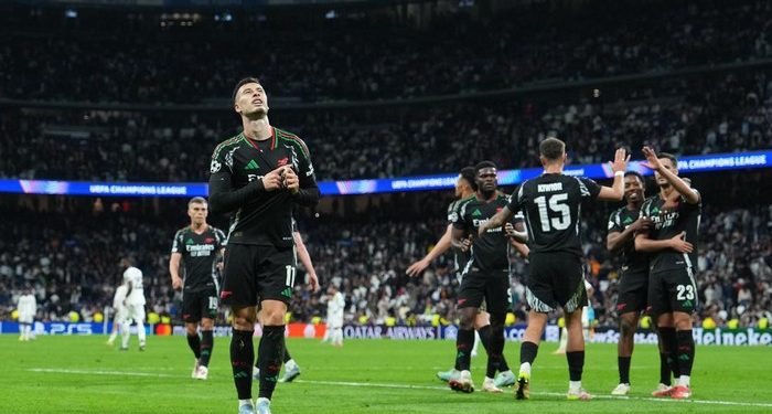 Hasil Liga Champions: Hancurkan Real Madrid, Arsenal Lolos Semifinal