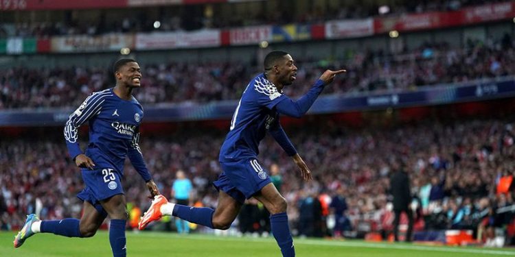 Hasil Liga Champions: PSG Bungkam Arsenal di Emirates Stadium