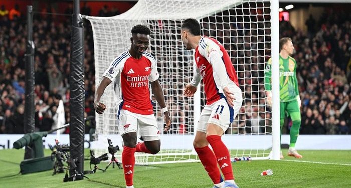 Hasil Arsenal Vs Fulham: Saka Cetak Gol, Meriam London Menang 2-1