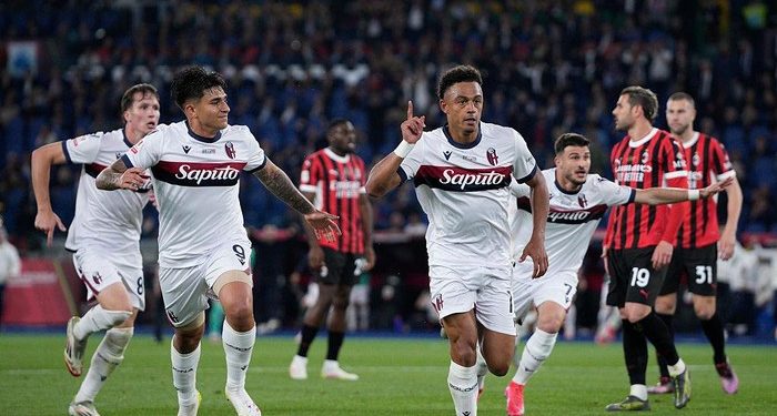 AC Milan Vs Bologna: Gol Ndoye Bawa Rossoblu Juara Coppa Italia