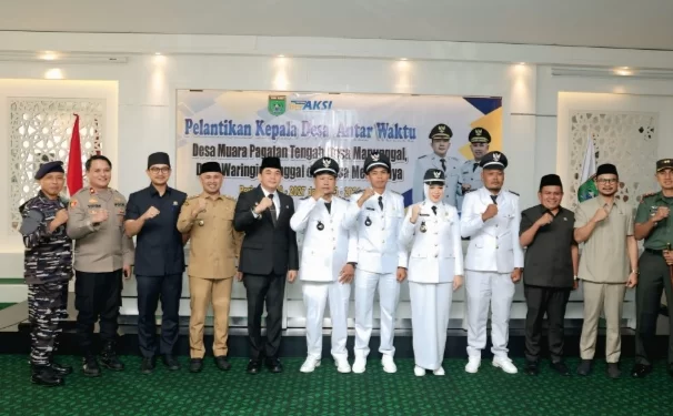 Lantik 4 Kades Antar Waktu, Ini Pesan Bupati Andi Rudi Latif