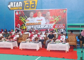 Kejuaraan Bulu Tangkis Bupati Cup 2025 Diikuti Ratusan Peserta