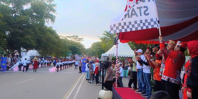 Pawai Budaya Semarakkan Hari Jadi Kapuas