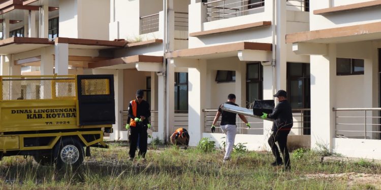 Pembangunan RSUD Stagen Dilanjutkan, Gotong Royong Bersihkan Area