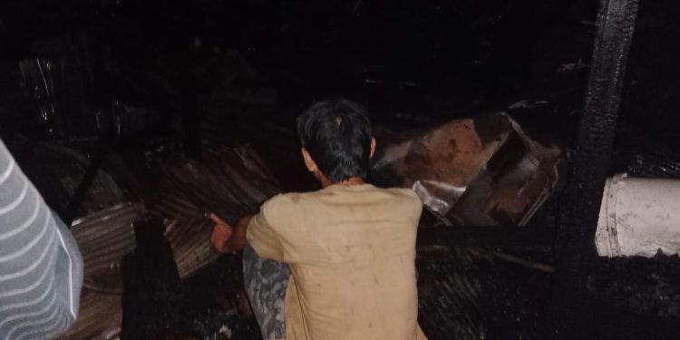 Kebakaran di Gang Sadar Kelayan A