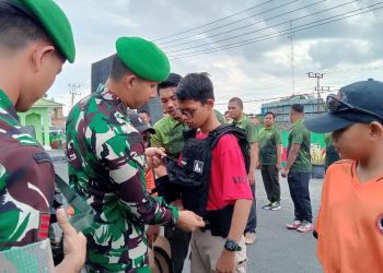 Dandim 1004 Kotabaru Lepas Atlet PORGASI ke FORDA VII Kalsel 2025