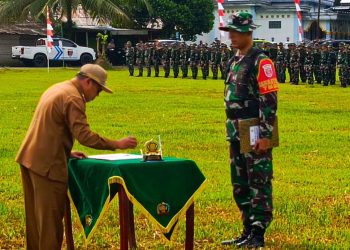 TMMD Ke-124 Resmi Dibuka, Wabup HST: Wujud Kepedulian TNI Meningkatkan Pembangunan Pedesaan
