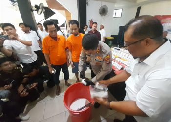 1,2 Kilogram Sabu dan Ratusan Butir Ekstasi Dimusnahkan