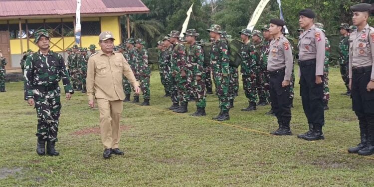 TMMD Ke-124 di Desa Lamunti Permai Resmi Dibuka