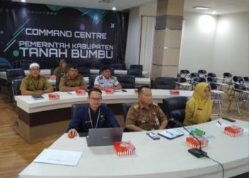 Pemkab Tanbu Ikuti Rakor Pengendalian Inflasi Daerah Bersama Kemendagri