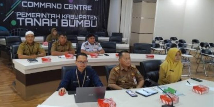 Pemkab Tanbu Ikuti Rakor Pengendalian Inflasi Daerah Bersama Kemendagri