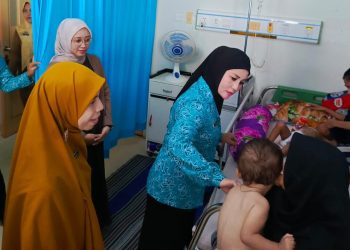 Ketua TP PKK Kunjungi Pasien di RSHD Barabai, Beri Semangat dan Dukungan Moral