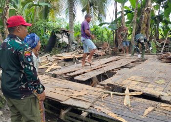 Program TMMD, Rumah Tak Layak Huni Nenek Kurba Dibongkar