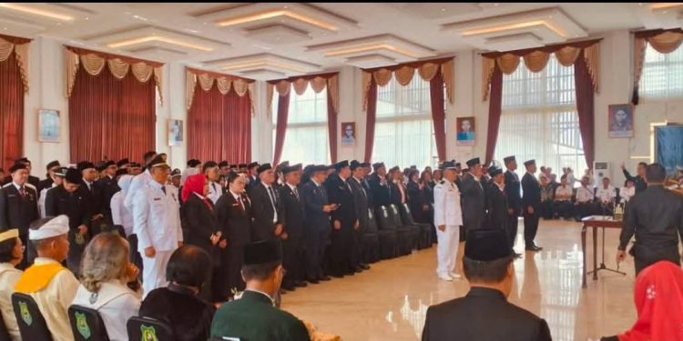 Wiyatno Lantik 145 Pejabat Pemkab Kapuas, 7 Kepala OPD Bergeser