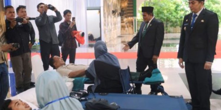 Gandeng Perusahaan Swasta, Pemkab Tanbu Gelar Donor Darah