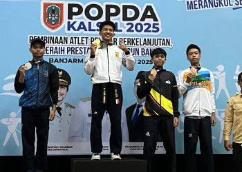 Taekwondo Sumbang Enam Medali untuk Kontingen HST di POPDA Kalsel 2025