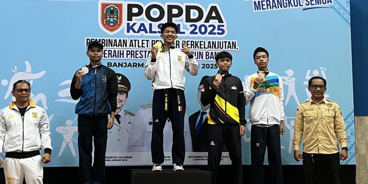 Taekwondo Sumbang Enam Medali untuk Kontingen HST di POPDA Kalsel 2025