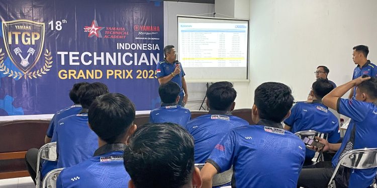 Puluhan Teknisi Yamaha Berkompetisi di ITGP Tahun 2025 Wilayah Kalselteng