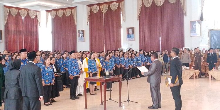 605 PPPK Pemkab Kapuas Dilantik, 251 CPNS Terima SK