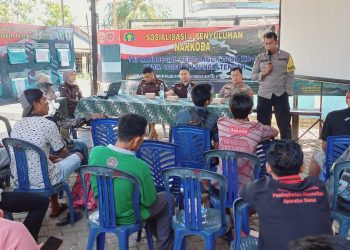 Satgas TMMD Gandeng Polres HST Gelar Sosialisasi Pencegahan Narkoba
