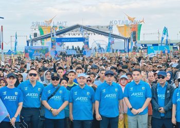 Rangkaian Harjad Ke-75, Pemkab Kotabaru Bersama Bank Kalsel Gelar Fun Walk