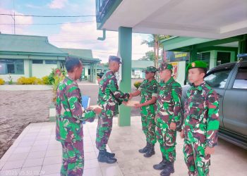 Dandim HST Lepas Personel Pindah Satuan ke Yonif TP 829/CPW