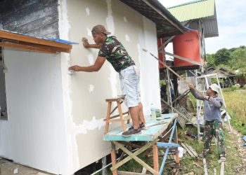 Satgas TMMD Kejar Target Rehab Langgar Darussalam