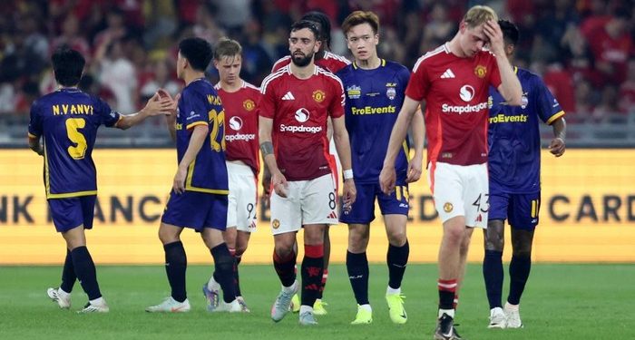 Pertama Kalinya MU Kalah di Malaysia