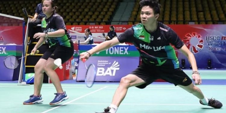 Hasil Thailand Open 2025: Bobby Setiabudi/Melati Daeva Lolos ke Babak Utama