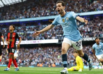 Hasil Liga Inggris: Diwarnai 2 Kartu Merah, Man City Hajar Bournemouth