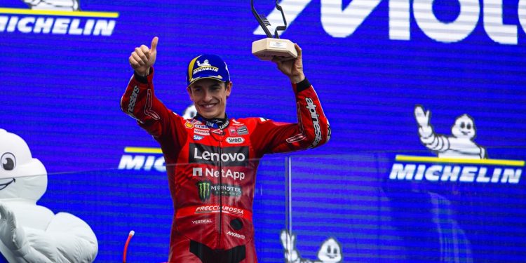 Penyebab Marc Marquez Harus Puas Finis Kedua di MotoGP Prancis 2025