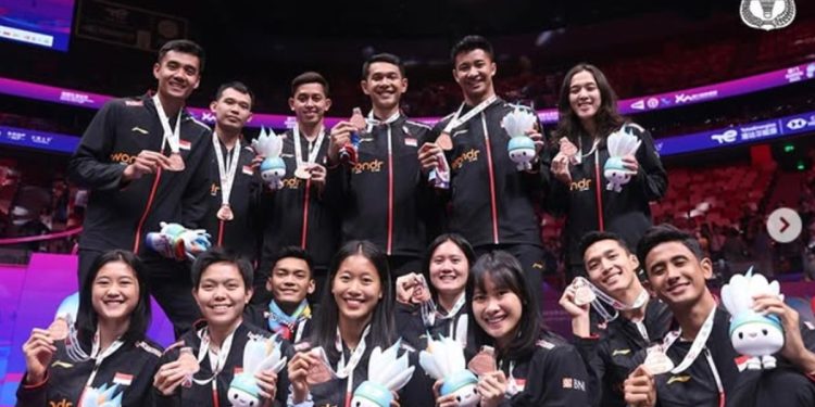 Indonesia Raih Perunggu di Piala Sudirman 2025, PBSI Beberkan Catatan Positif Jonatan Christie Cs