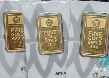 Harga Emas Rontok 3 Hari Berturut
