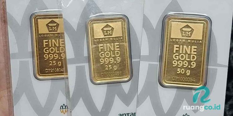 Harga Emas Rontok 3 Hari Berturut