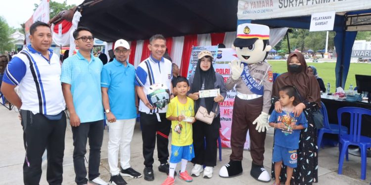Car Free Day Ajang Polres HST untuk Berikan Layanan Maksimal kepada Masyarakat