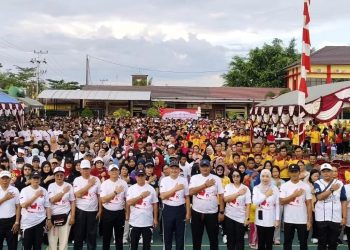 Pj Sekdakab Kapuas Ikut Jalan Sehat Polres Kapuas