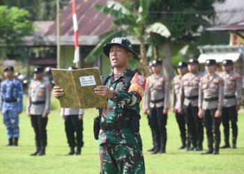 Danrem 101 Antasari: Terimakasih kepada Bupati HST yang Banyak Membantu Kegiatan TMMD Ke-124