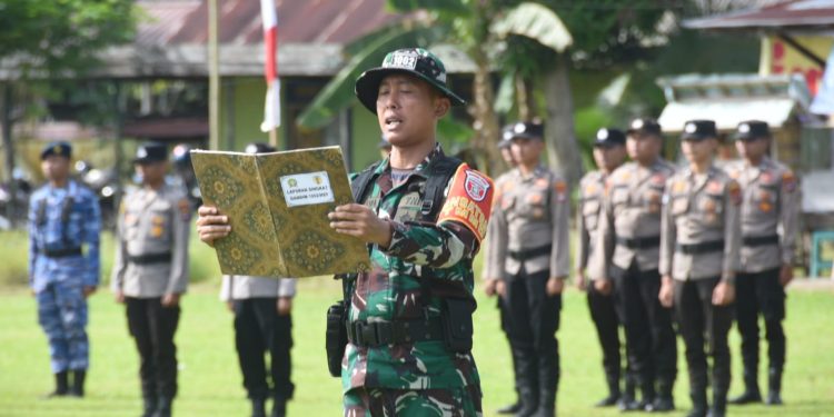 Danrem 101 Antasari: Terimakasih kepada Bupati HST yang Banyak Membantu Kegiatan TMMD Ke-124