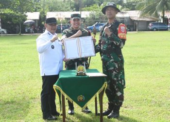 Bupati HST Samsul Rizal Terima Hasil TMMD Ke-124