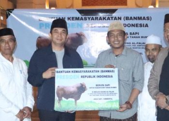 Bupati Tanbu Serahkan Hewan Kurban Bantuan Presiden Prabowo