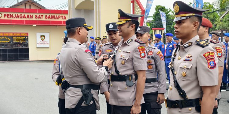 Sertijab, Wakapolres Kotabaru dan Sejumlah Pejabat Utama Berganti